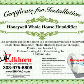 Installation Certificate